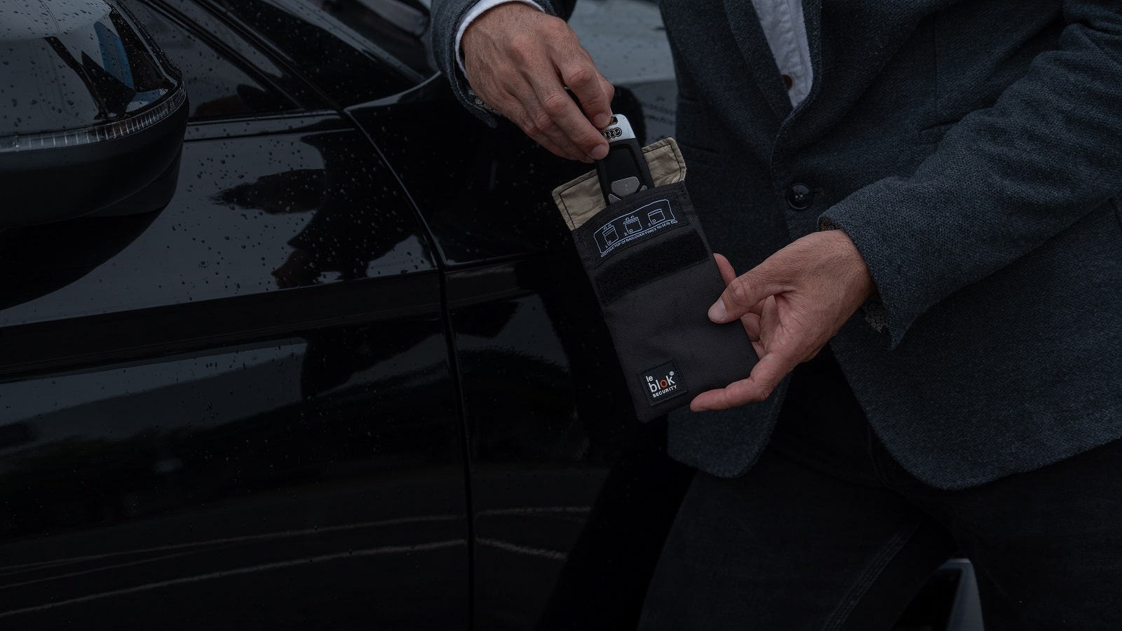 Car Key Fob Faraday Bag Leblok Security